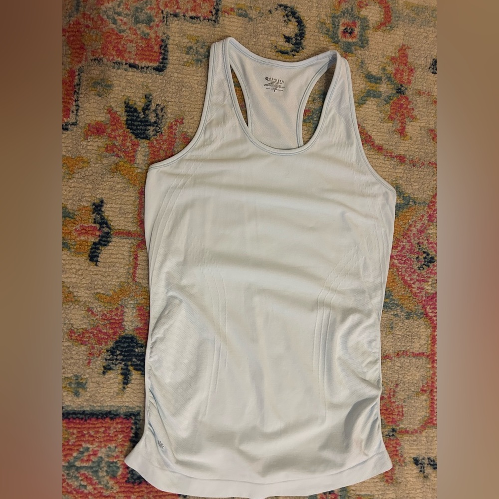 light blue athleta tank